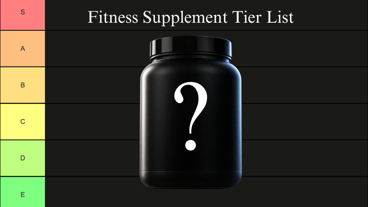 What Fitness Supplements Actually Work? An Honest Tier List